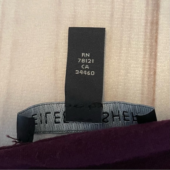 Eileen Fisher Tunic Dress Women’s L Purple Burgundy Flowy 3/4 Sleeve Relaxed Fit - Picture 15 of 15